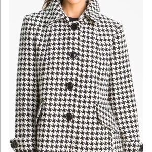 Gallery Houndstooth Jacket  Sz S Petite